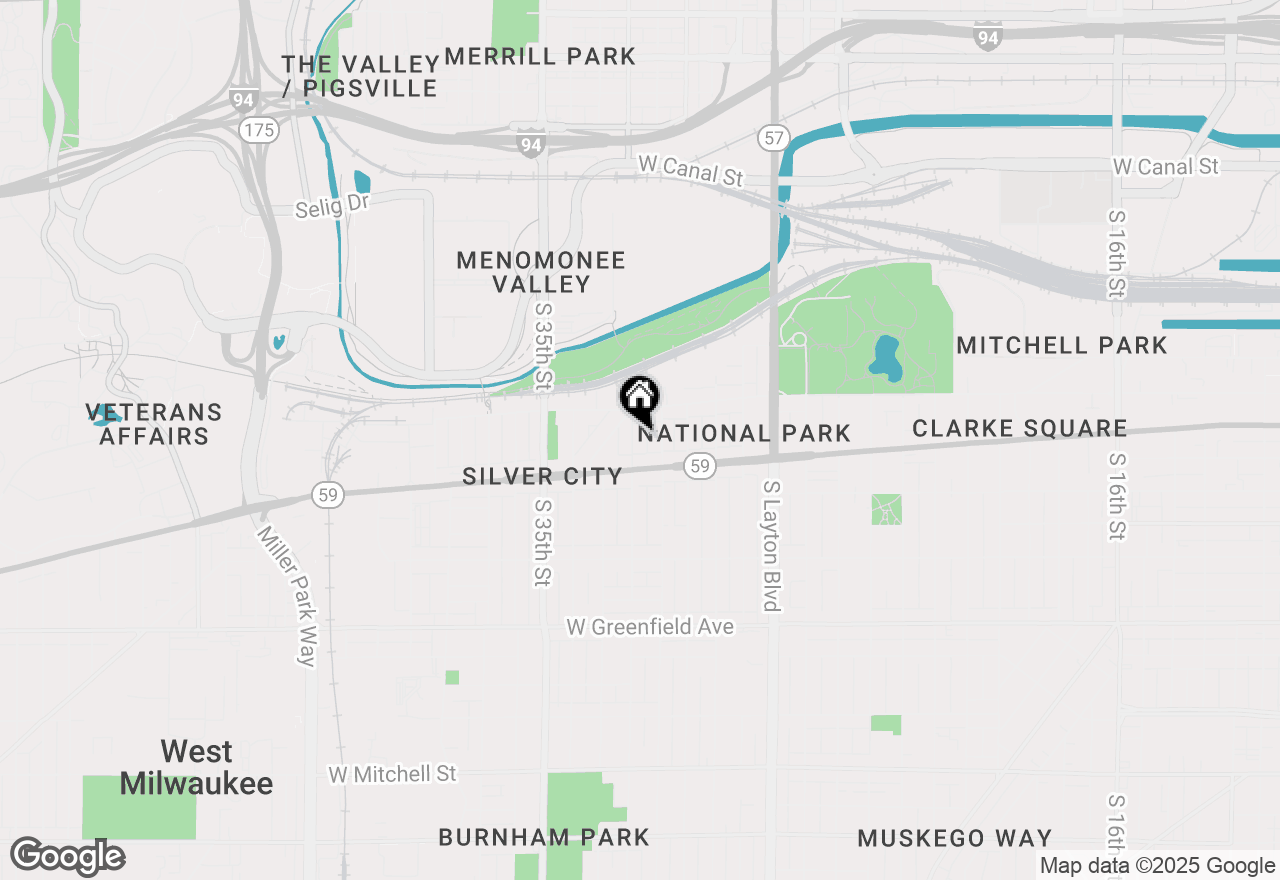 Map of 736 S 32nd St, Milwaukee, WI 53215