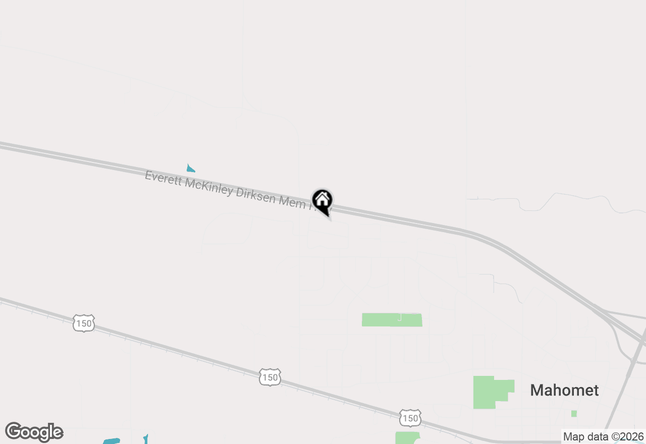 Map of 1203 Edgeview Drive, Mahomet, IL 61853