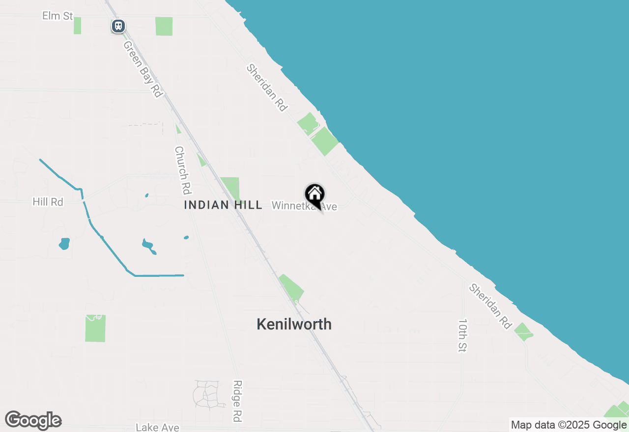Map of (Address confidential), Kenilworth, Illinois 60043