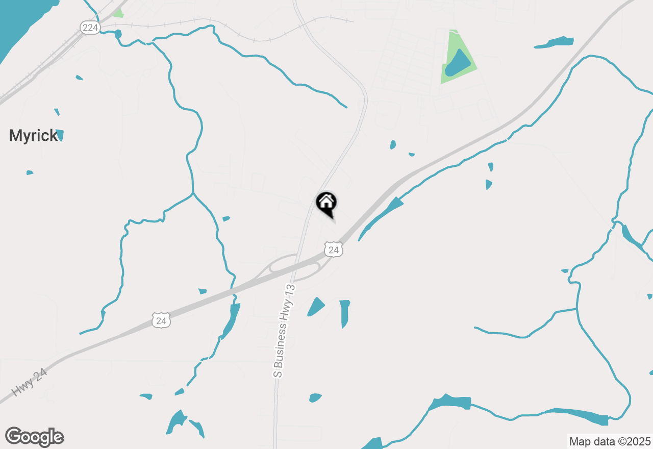 Map of 1 Oakdale Place, Lexington, MO 64067