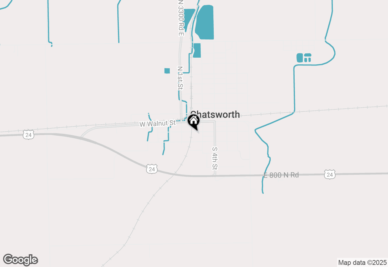 Map of 201 E Elm Street, Chatsworth, IL 60921