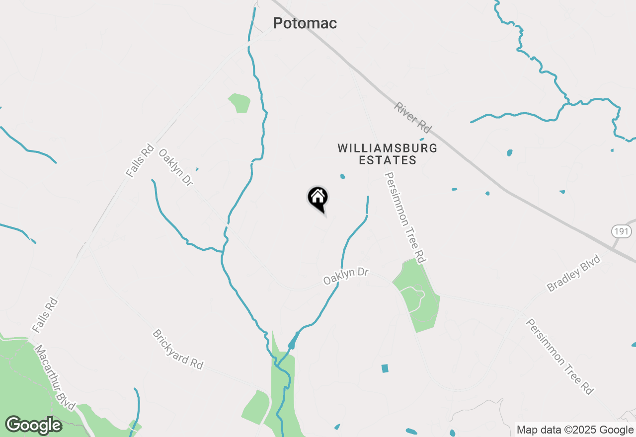 Map of 9844 Avenel Farm Drive, Potomac, MD 20854