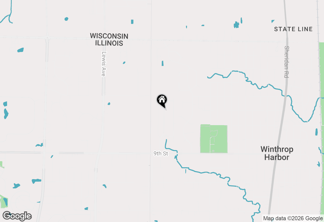 Map of 42886 N Washington Avenue, Winthrop Harbor, IL 60096