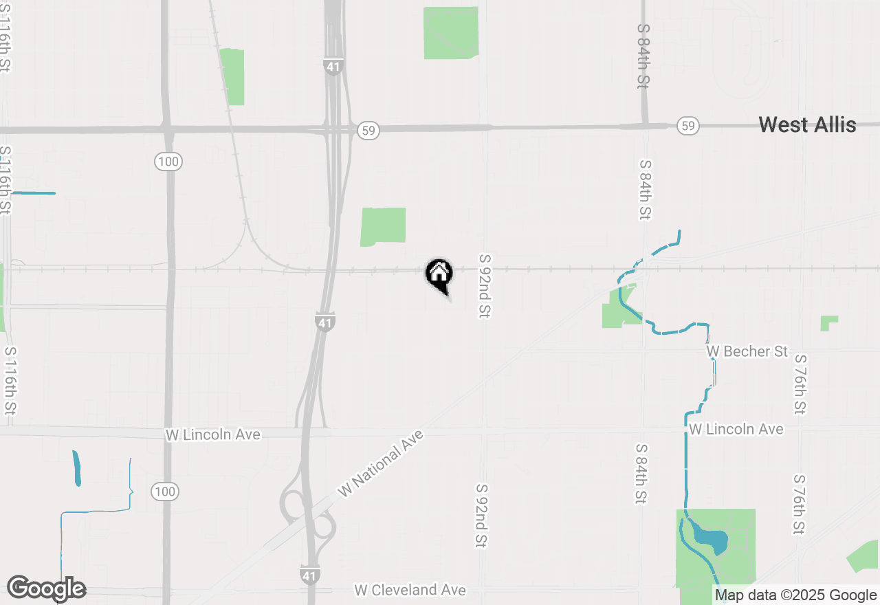 Map of 1961 S 94th St, West Allis, WI 53227