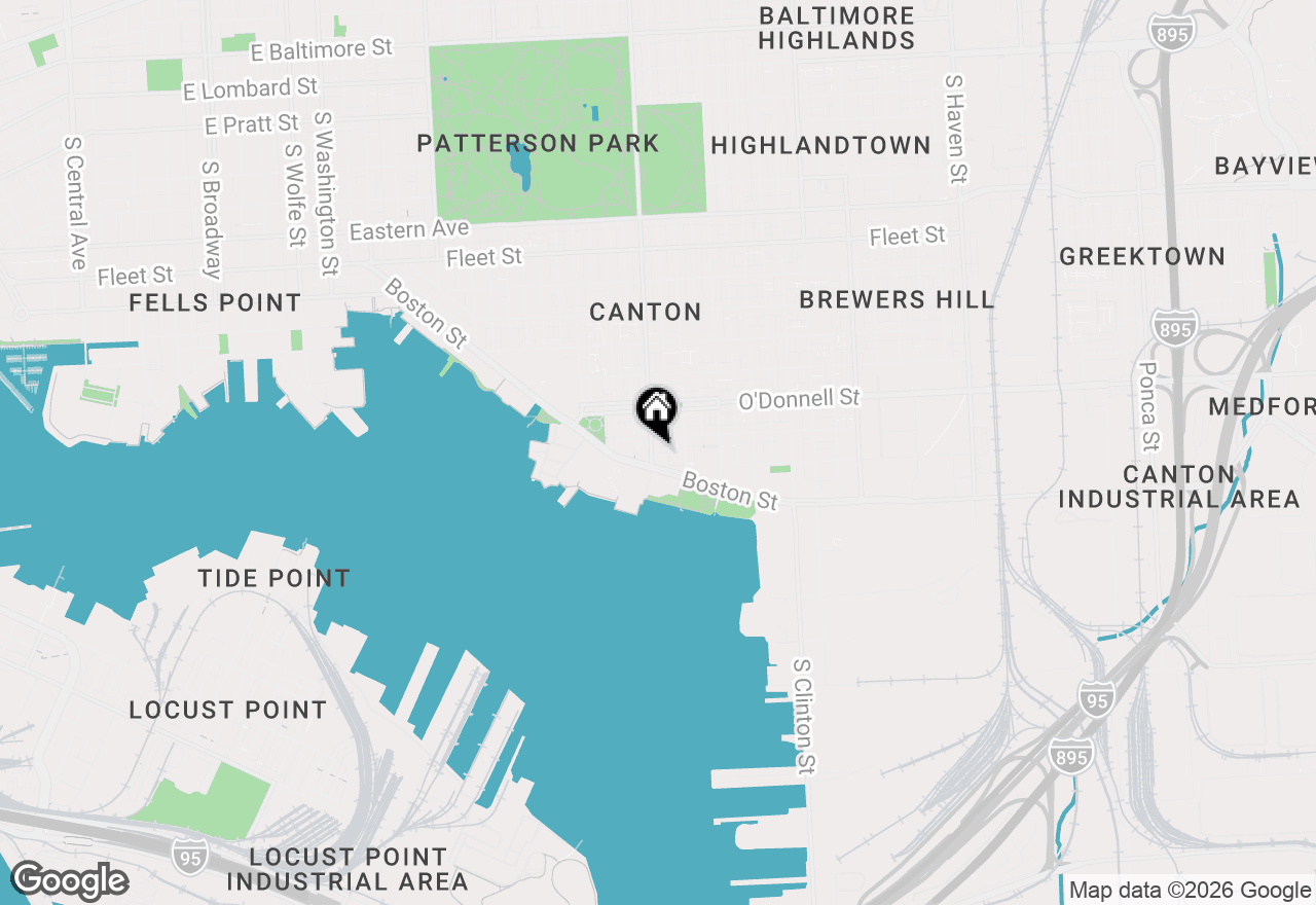 Map of 1209 S Linwood Avenue, Baltimore, MD 21224