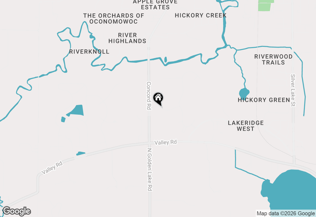 Map of 1081 Elderberry Rd, Oconomowoc, WI 53066