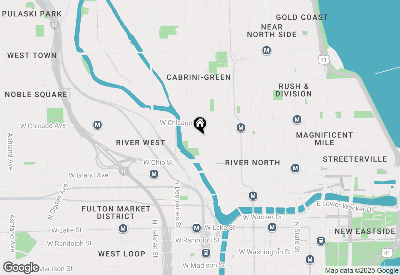 Map of 701 N Kingsbury Street, Chicago, IL 60654
