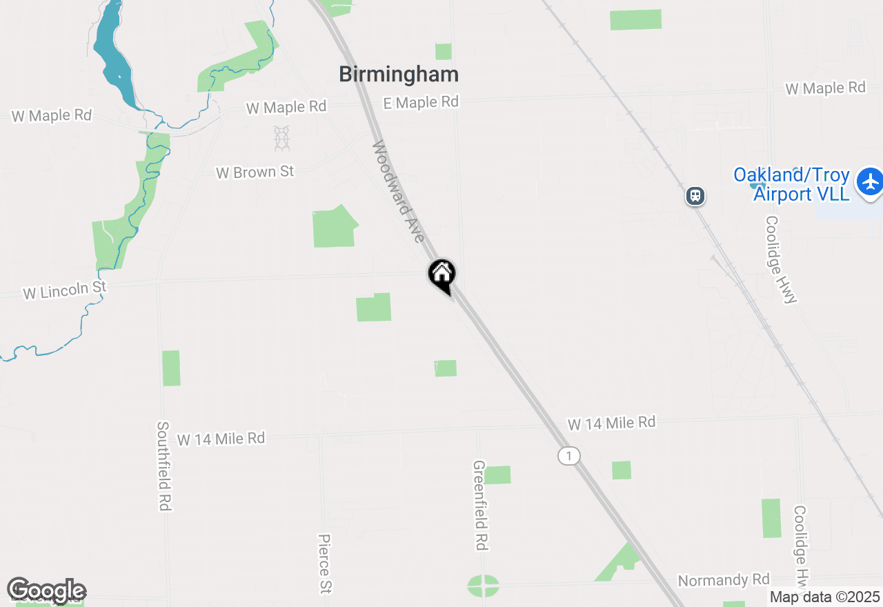 Map of 1013 Humphrey Avenue, Birmingham, MI 48009