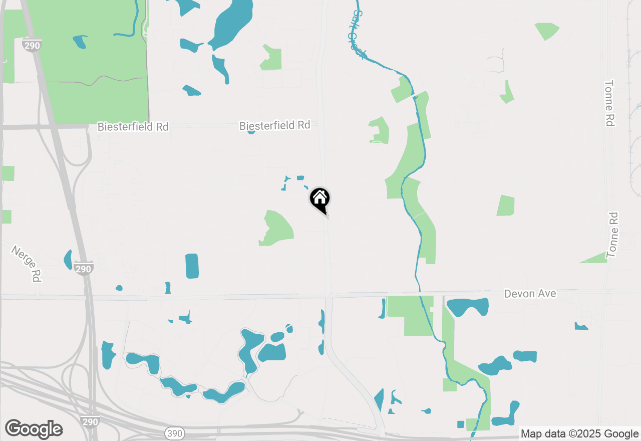 Map of 127 Tottenham Lane, Elk Grove Village, IL 60007