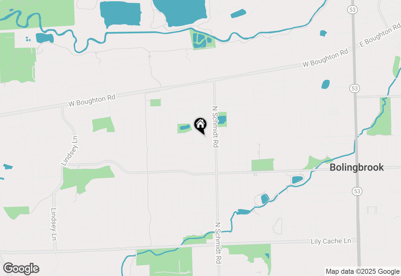 Map of 225 Kedvale Court, Bolingbrook, IL 60440