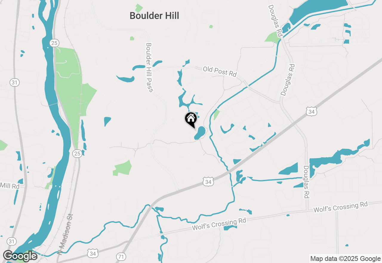 Map of 30 Crofton Court, Oswego, IL 60543