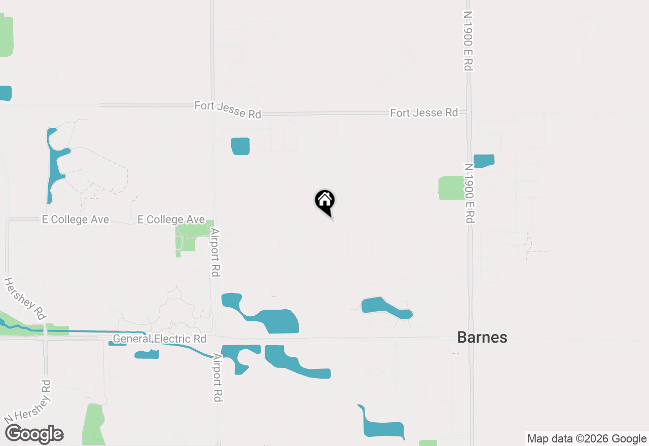 Map of 3305 Monticello Road, Bloomington, IL 61704