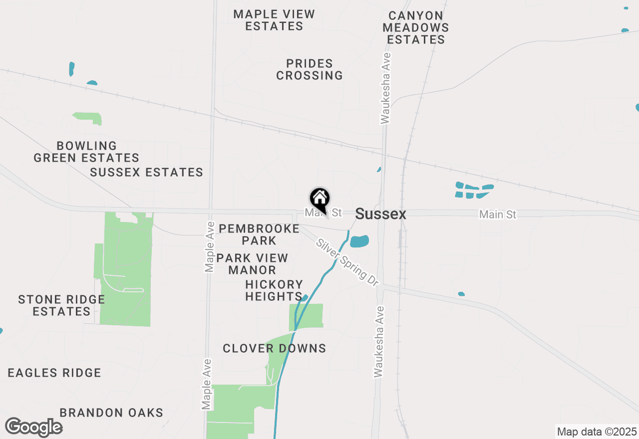 Map of N63W23509 Main St, Sussex, WI 53089