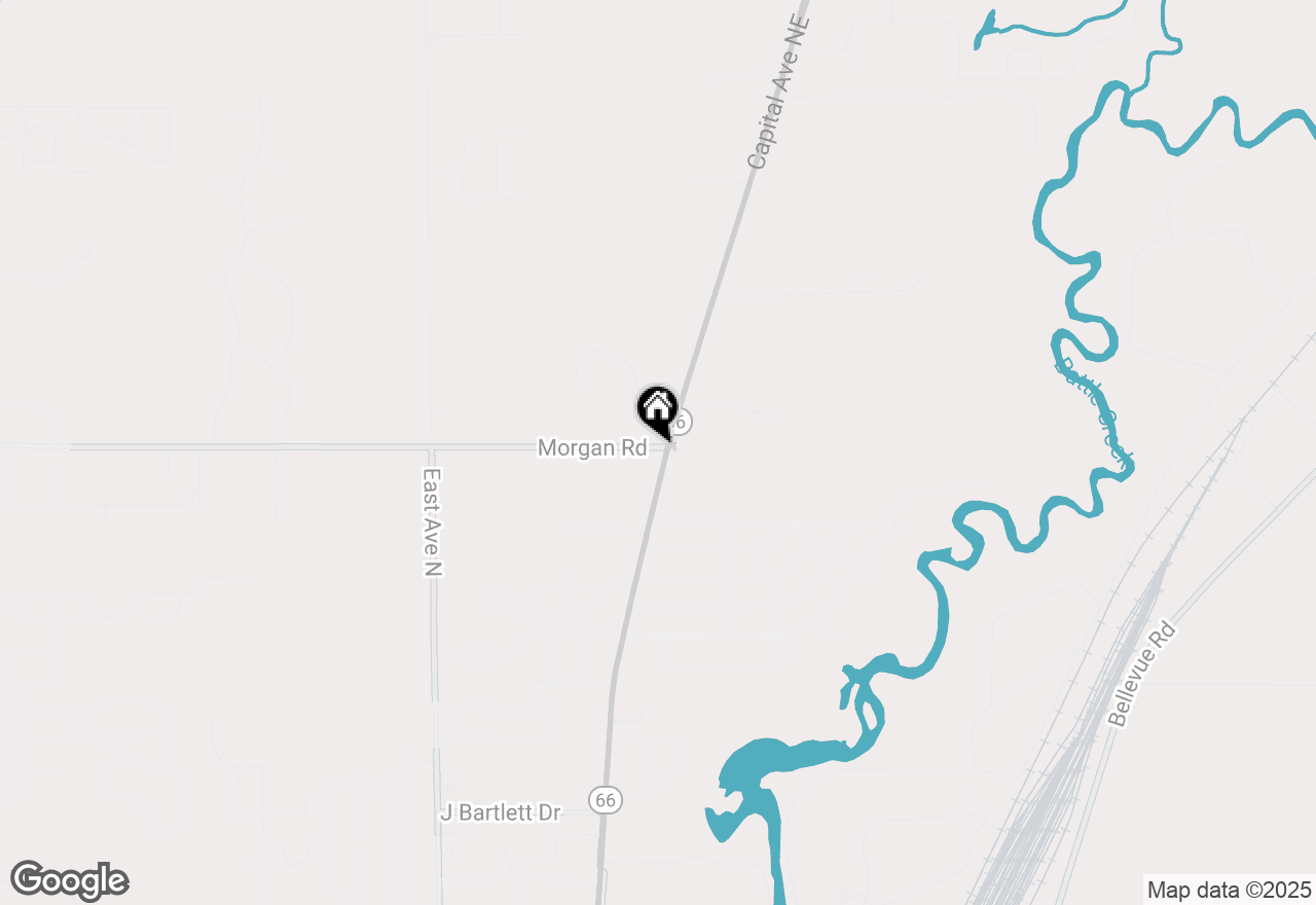 Map of 1961 Capital Avenue Ne, Battle Creek, MI 49017