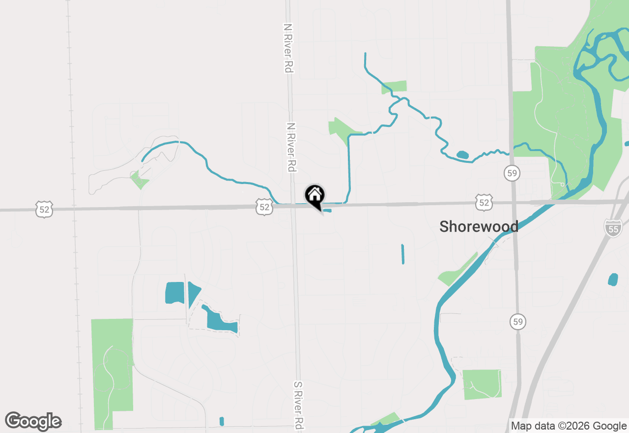 Map of 217 Huntington Court, Shorewood, IL 60404