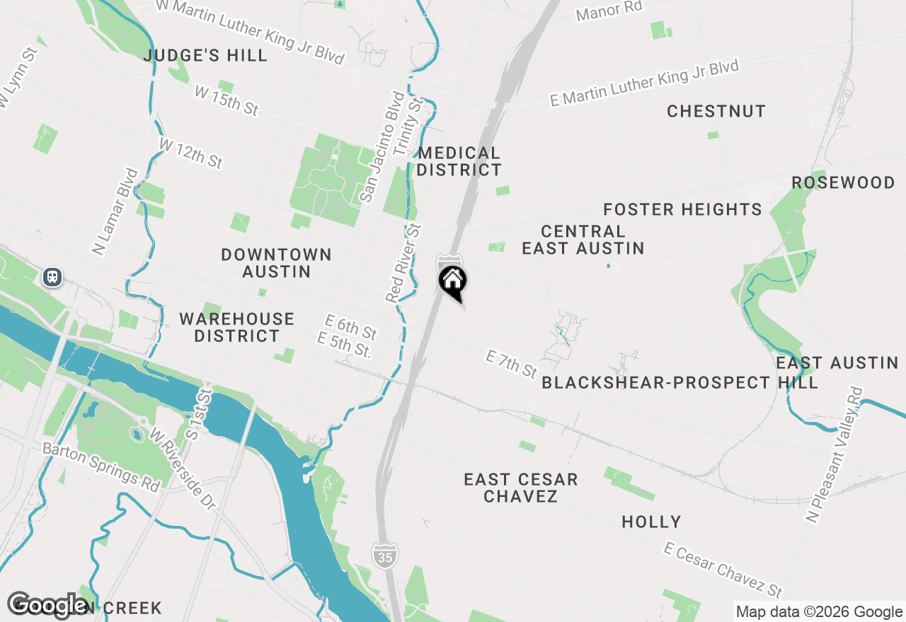 Map of 800 Embassy Dr #215, Austin, TX 78702