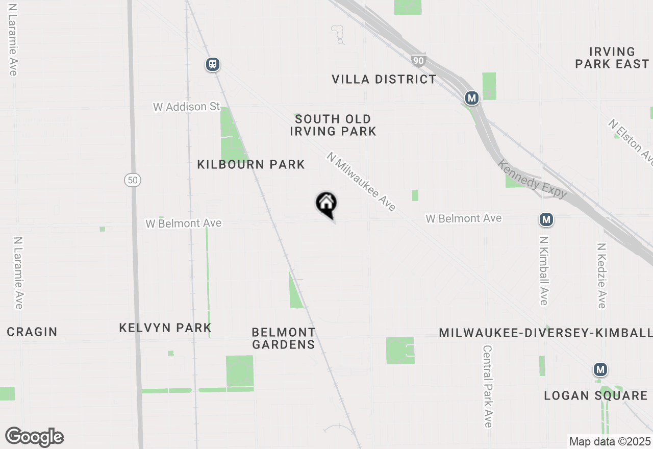 Map of 4131 W Belmont Avenue #317, Chicago, IL 60641