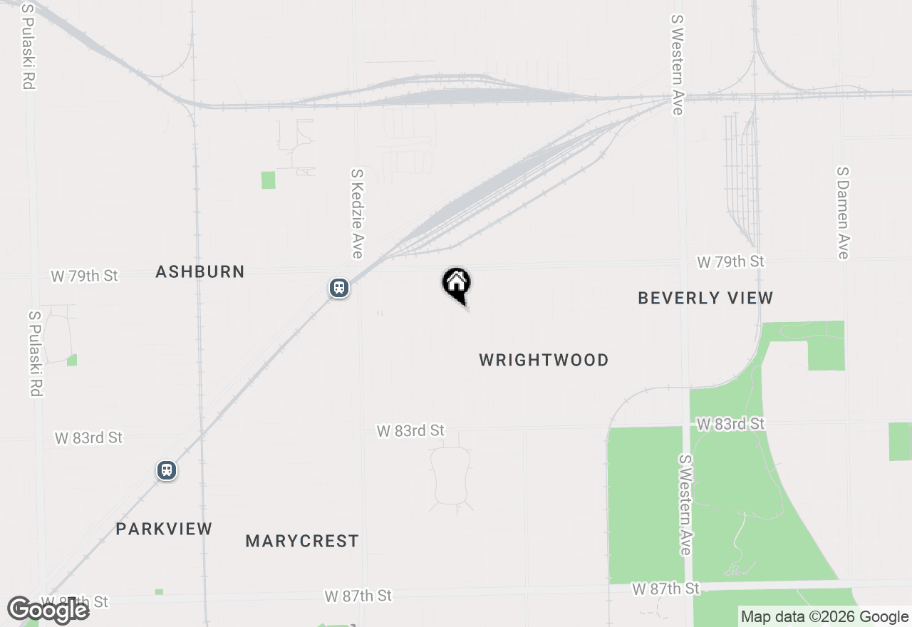 Map of 8004 S Richmond Street, Chicago, IL 60652