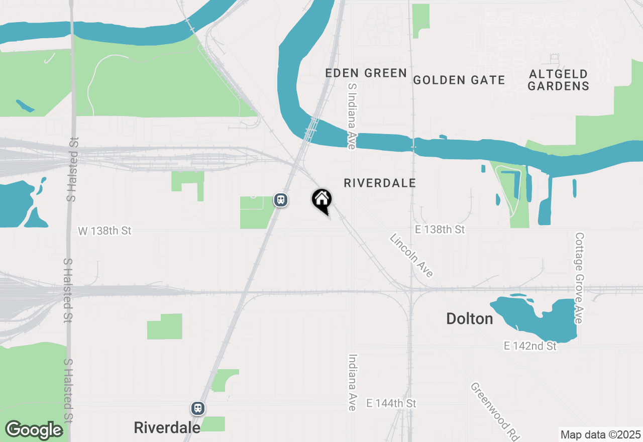 Map of 13749 S Wabash Avenue, Riverdale, IL 60827