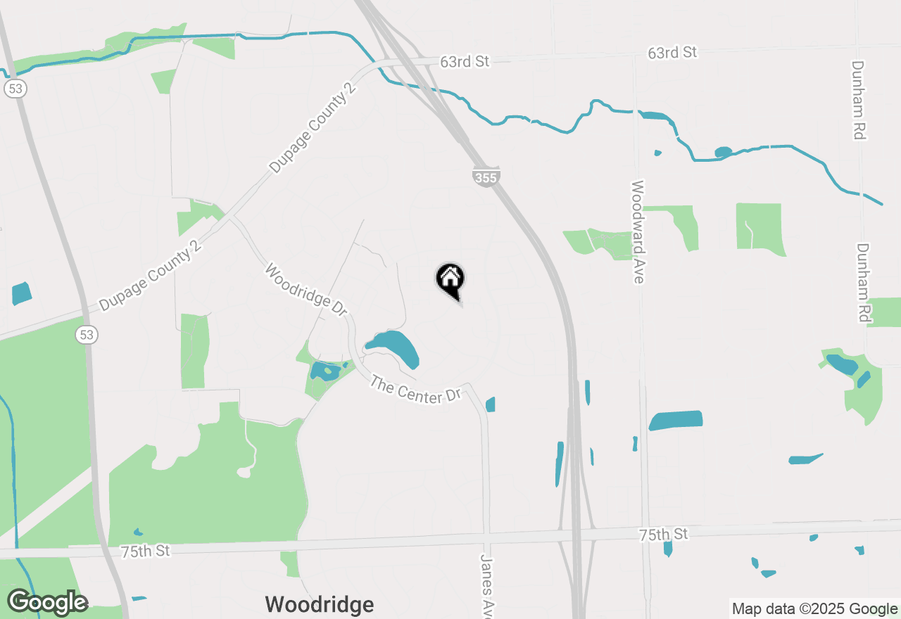 Map of 2485 Brunswick Circle #B2, Woodridge, IL 60517