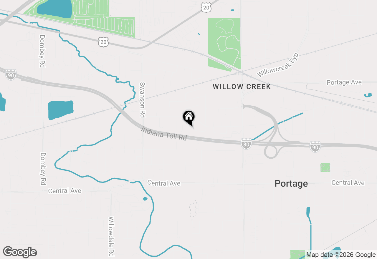 Map of 5793 Paula Avenue, Portage, IN 46368