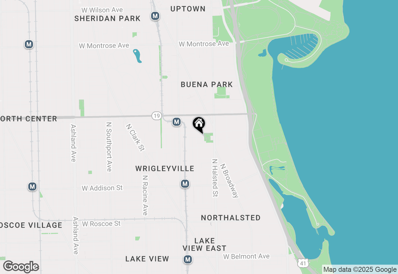 Map of 3835 N Fremont Street, Chicago, IL 60613