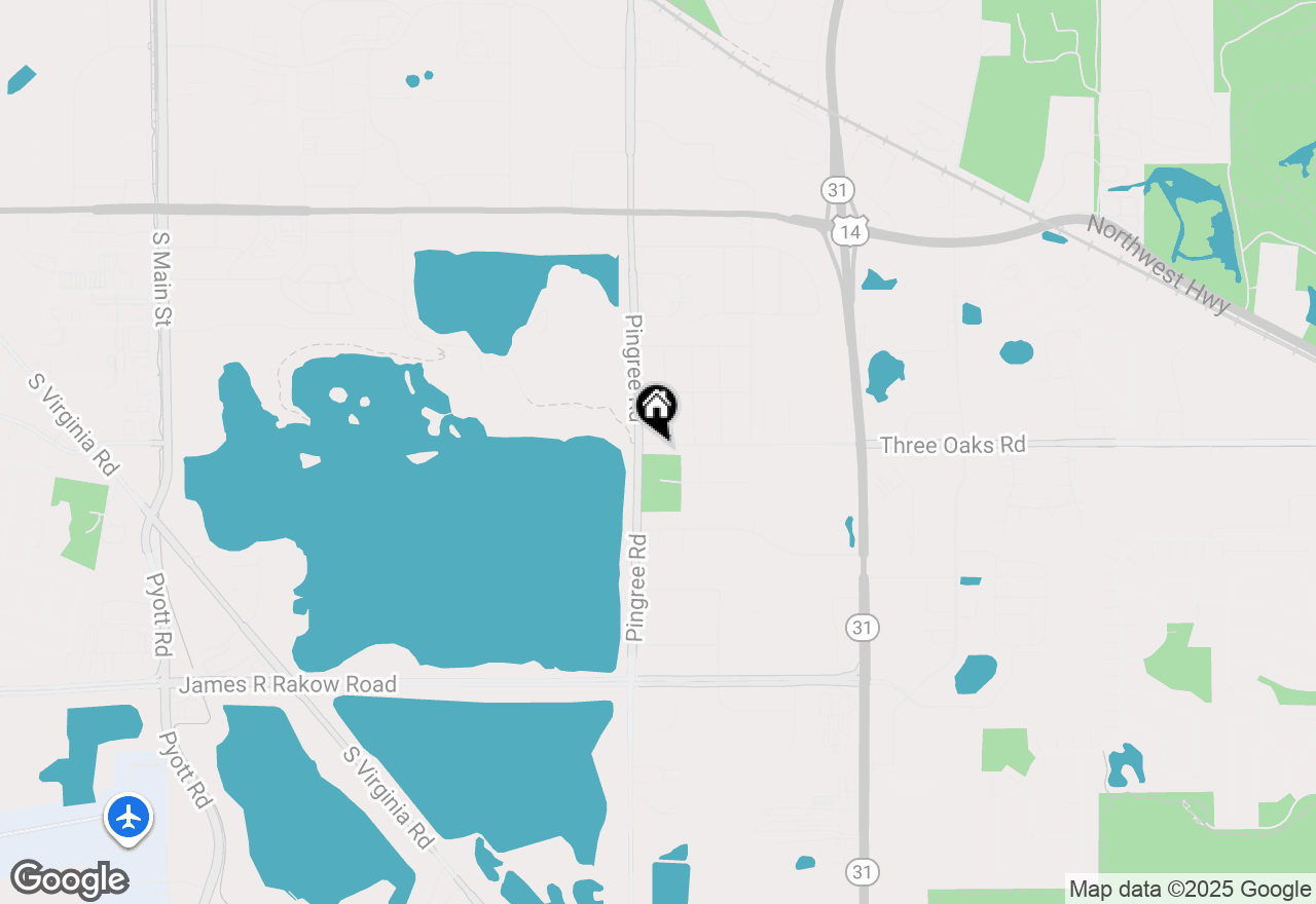 Map of 5011 3 Oaks Road, Crystal Lake, IL 60014