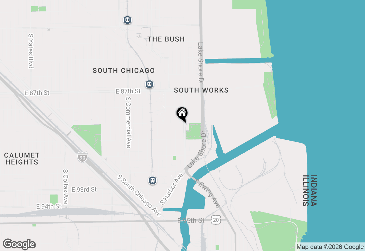 Map of 8906 S Mackinaw Street, Chicago, IL 60617