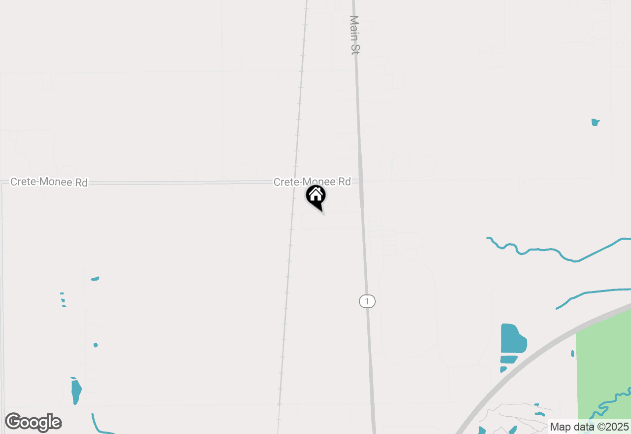 Map of 843 W Windsor Avenue, Crete, IL 60417