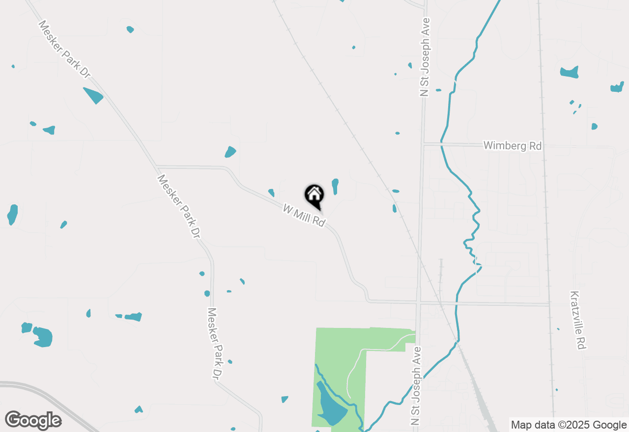 Map of 2923 - 2925 W Mill Road, Evansville, IN 47720