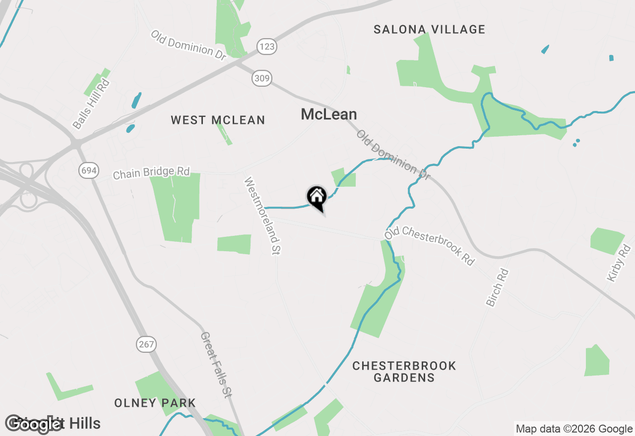 Map of 6801 Danforth Street, Mclean, VA 22101