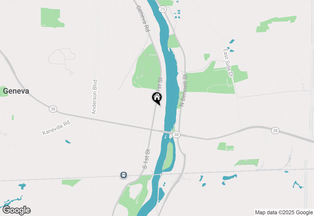 Map of 227 N 1st Street #227-FRONT, Geneva, IL 60134