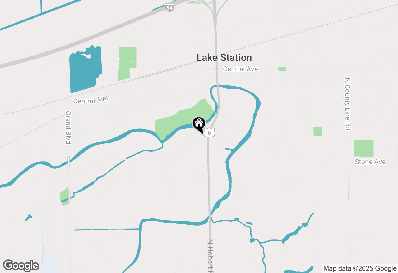 Map of 3540 Old Hobart Road, Gary, IN 46405