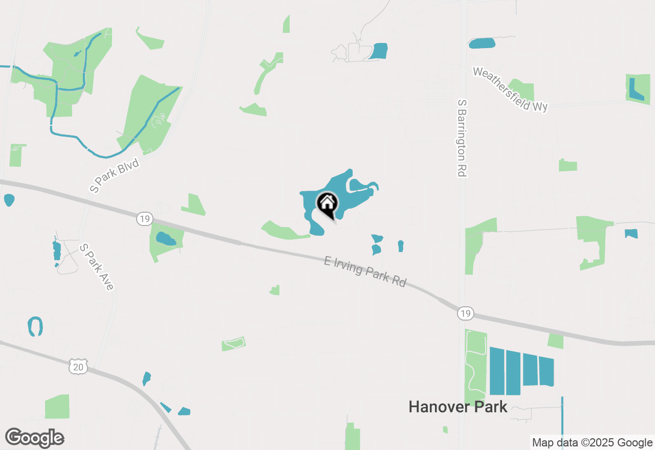 Map of 55 King Drive, Streamwood, IL 60107