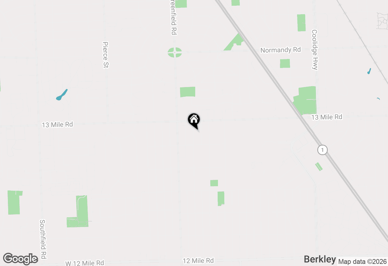 Map of 3318 Prairie Avenue, Royal Oak, MI 48073