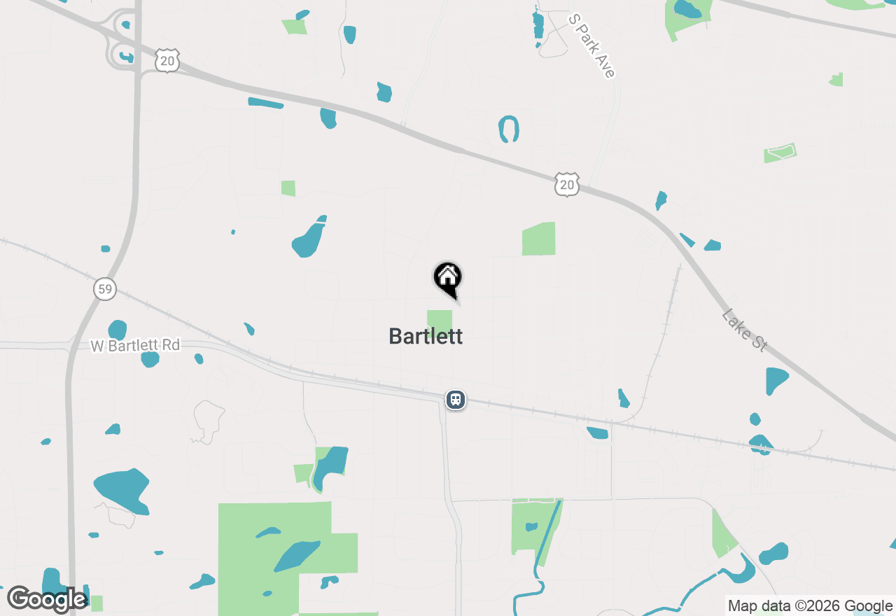 Map of 138 N Eastern Avenue, Bartlett, IL 60103