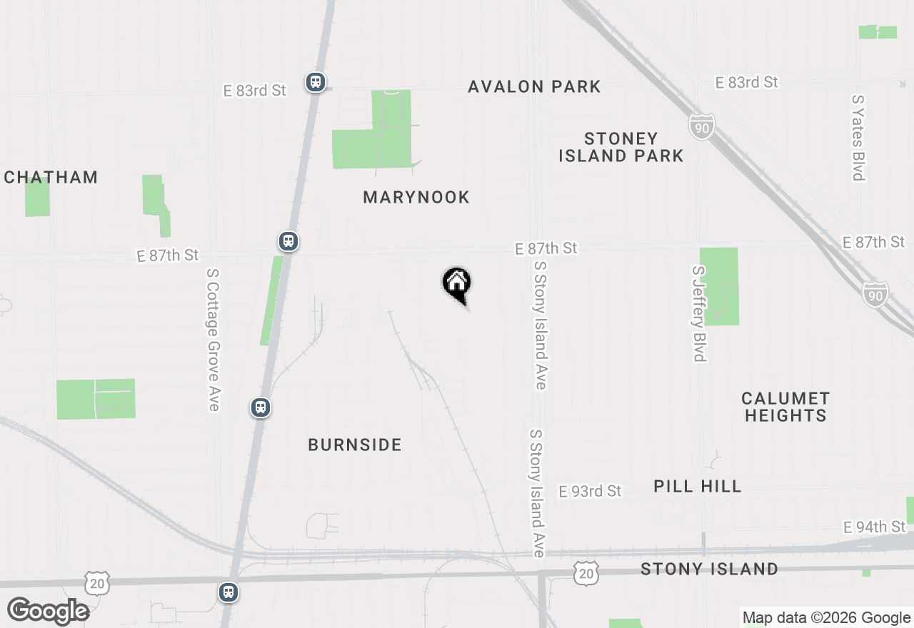 Map of 8833 S Dorchester Avenue, Chicago, IL 60619