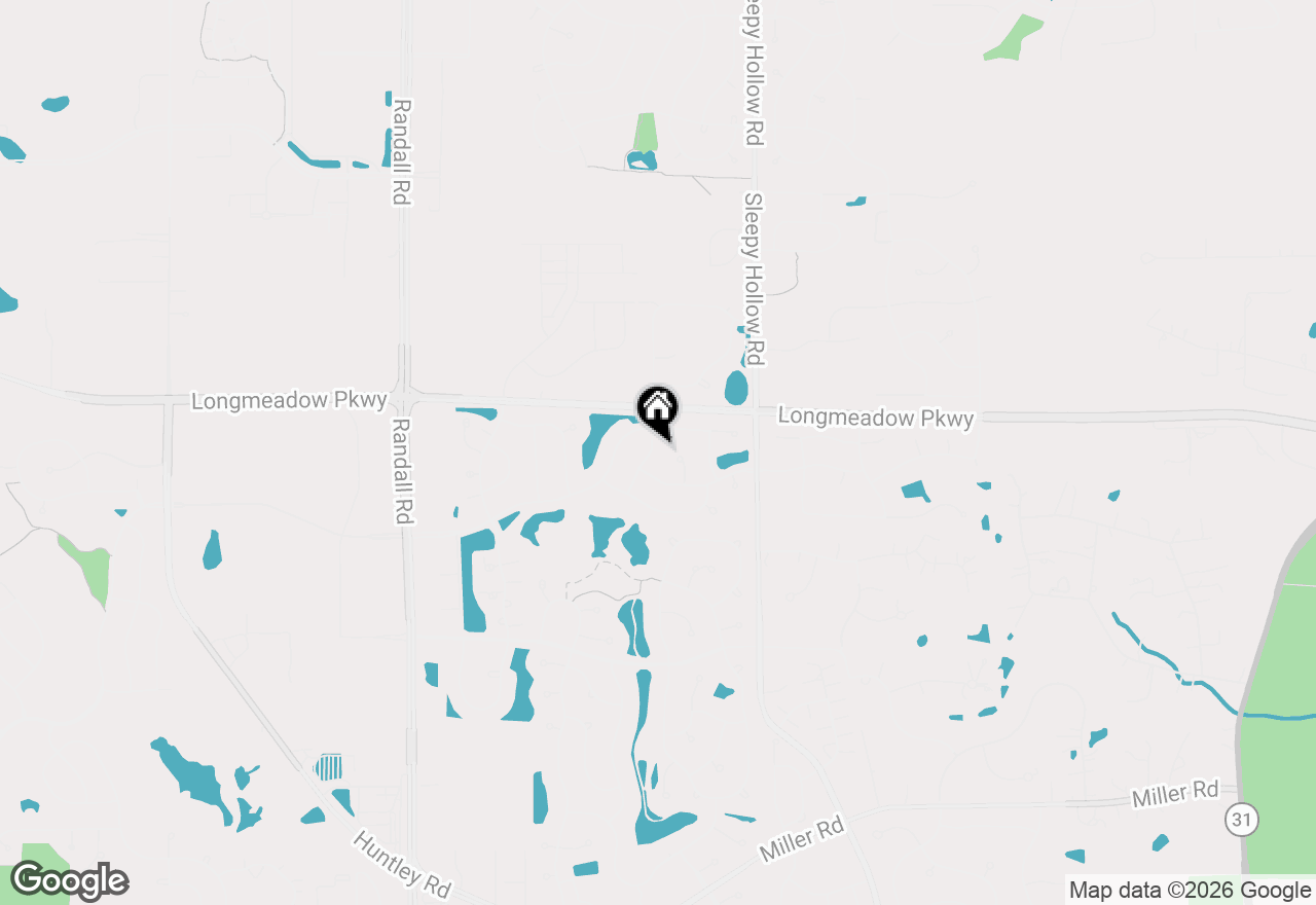 Map of 2313 Barrett Drive, Algonquin, IL 60102