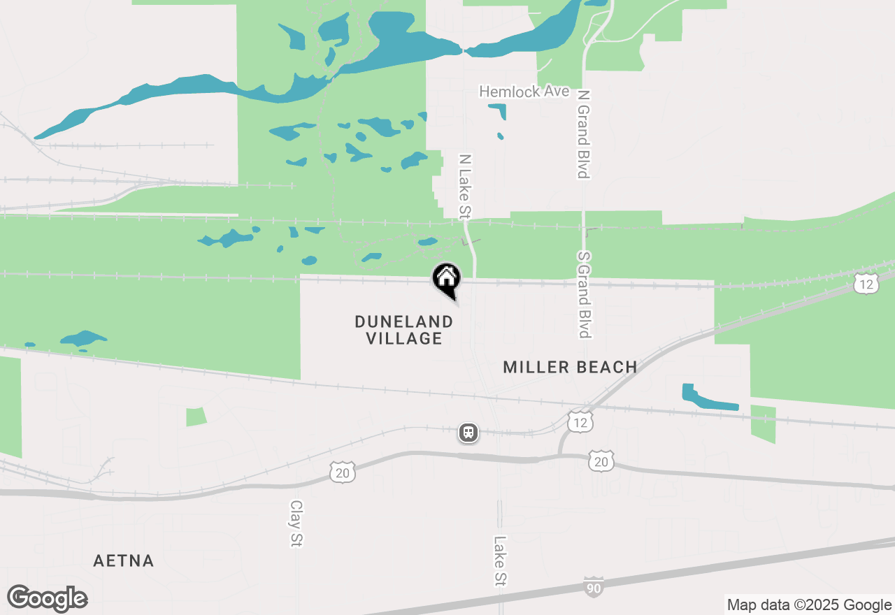 Map of 336 S Hamilton Street, Gary, IN 46403