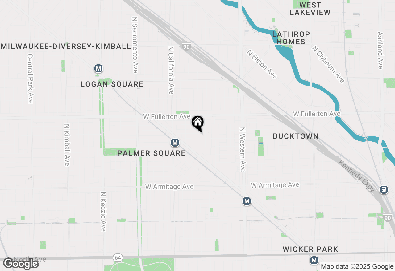 Map of 2625 W Belden Avenue, Chicago, IL 60647