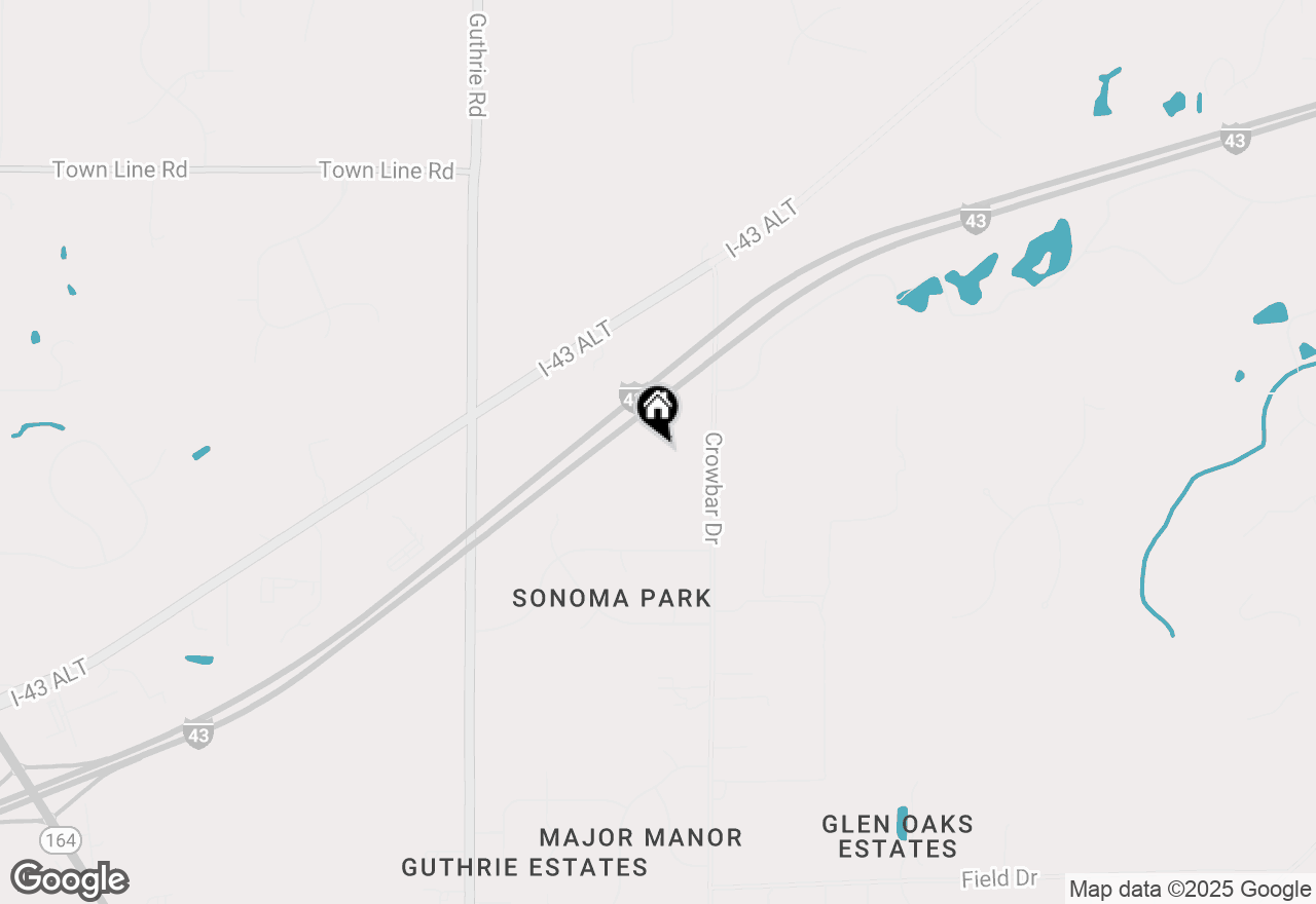 Map of W220S6775 Crowbar Dr, Muskego, WI 53150