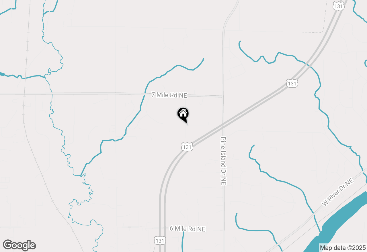 Map of 5819 Grand Oaks Drive Ne, Comstock Park, MI 49321