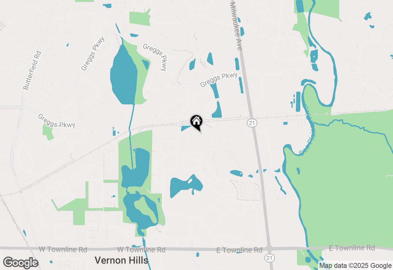 Map of 439 Pine Lake Circle, Vernon Hills, IL 60061