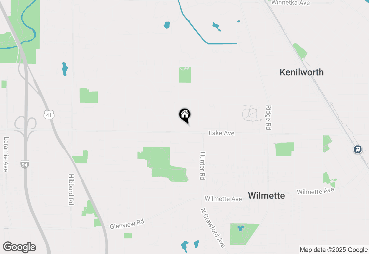 Map of 912 Pontiac Road, Wilmette, IL 60091