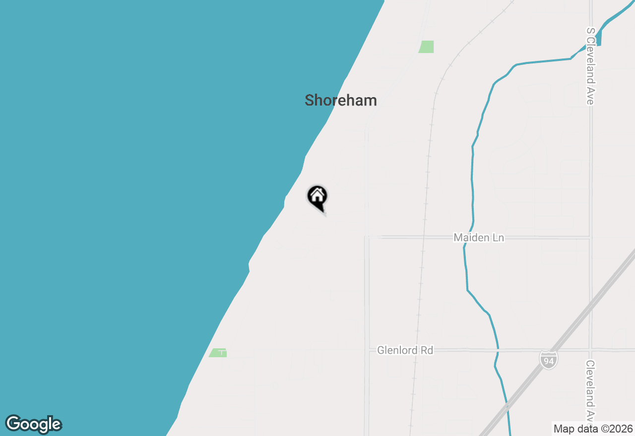 Map of 2676 Lake Bluff Terrace, St. Joseph, MI 49085