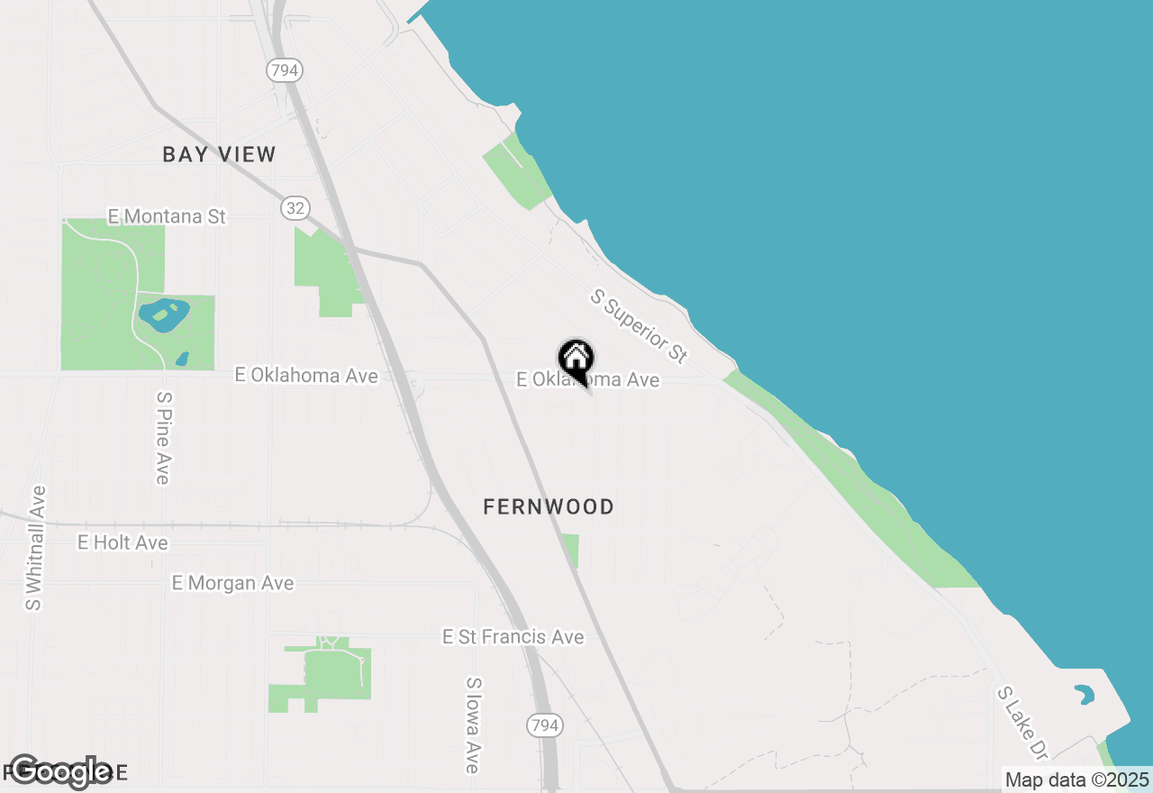 Map of 3123 S Pennsylvania Ave, Milwaukee, WI 53207