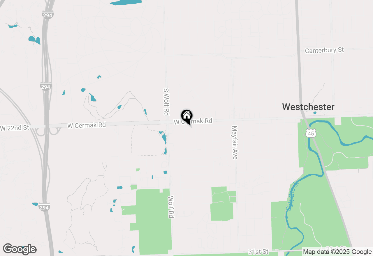 Map of 2213 Westwood Drive, Hillside, IL 60162
