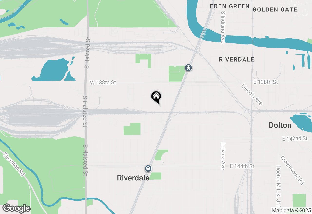 Map of 13937 S School Street, Riverdale, IL 60827