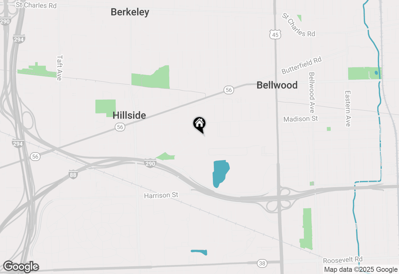 Map of 4415 Idlewild Lane, Hillside, IL 60162