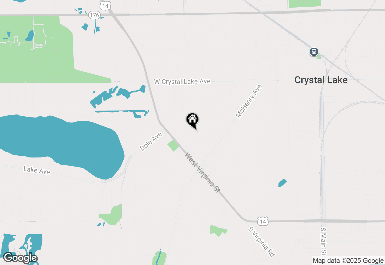 Map of 376 Douglas Avenue, Crystal Lake, IL 60014